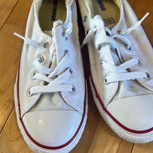 VEUC worn 1x size 5 converse all star shoreline slip on no tie shoes